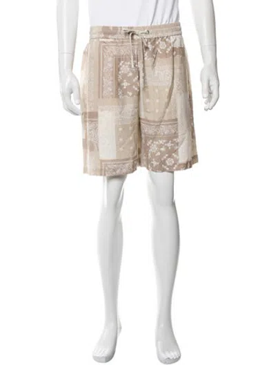 Pre-owned Kith Silk Shorts In Neutrals