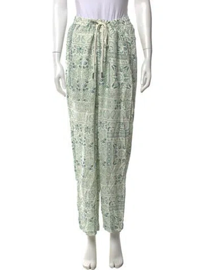 Pre-owned Kith Silk Wide Leg Pants W/ Tags In Neutrals