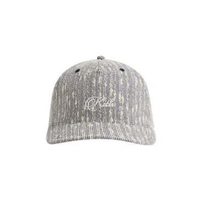 Pre-owned Kith Slub Boucle Pinch Crown Snapback 'ink' | Cream | Men's Size Onesize In White