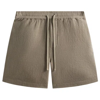Pre-owned Kith Soft Woven Curtis Short 'folly' | Green | Men's Size S