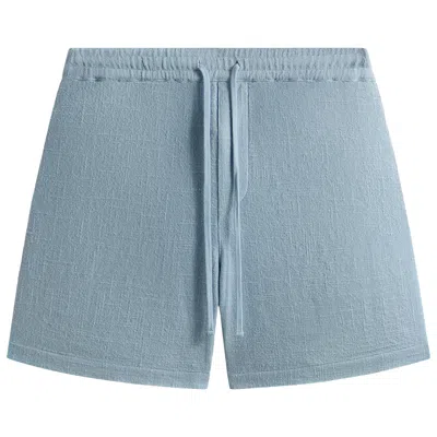 Pre-owned Kith Soft Woven Curtis Short 'light Indigo' | Blue | Men's Size S