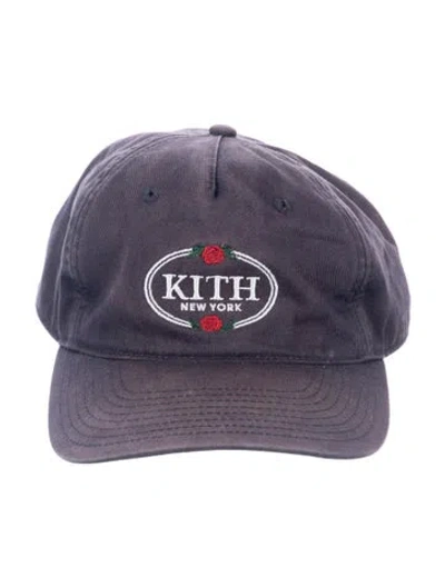 Pre-owned Kith Solid Baseball Cap In Purple