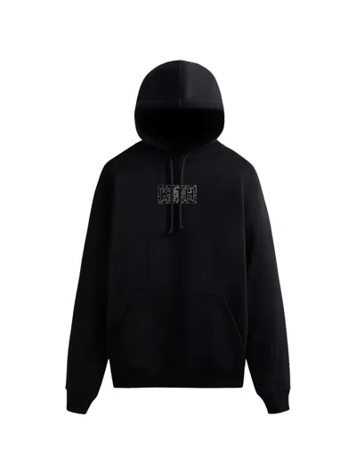 Kith Spider-man Web-logo Hoodie In Black