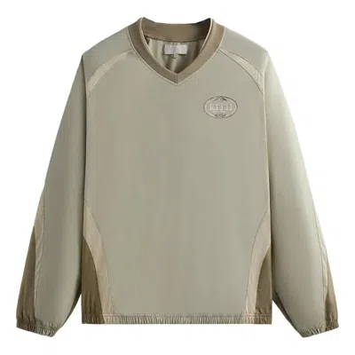 Kith Ss24 Dayton Mesh Combo Pullover 'region' In Green