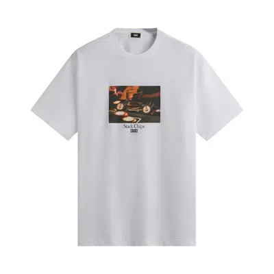 Pre-owned Kith Stack Chips Tee 'white' | Men's Size L