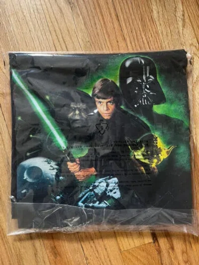 Pre-owned Kith Star Wars™ |  Luke Poster Vintage Tee - Large In Hand In Black