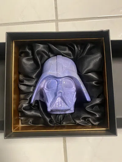 Pre-owned Kith Star Wars Vader Helmet Paperweight () In Purple