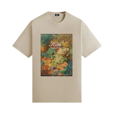Pre-owned Kith Still Life Vintage Tee 'sandrift' | Tan | Men's Size Xxl In Brown