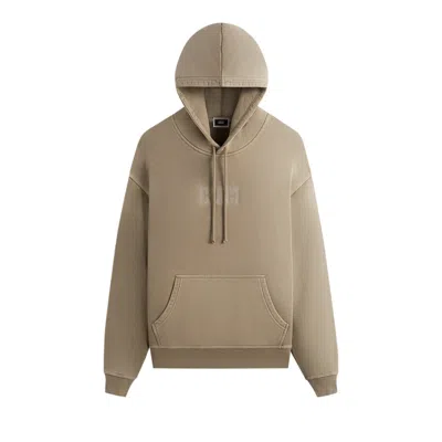 Pre-owned Kith Stitch Classic Logo Nelson Hoodie 'astro' In Tan