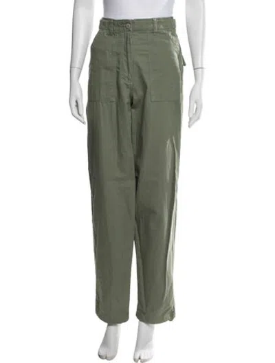 Pre-owned Kith Straight Leg Pants In Green