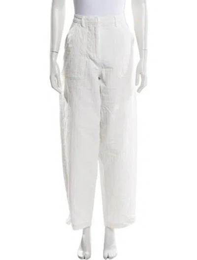 Pre-owned Kith Straight Leg Pants In White