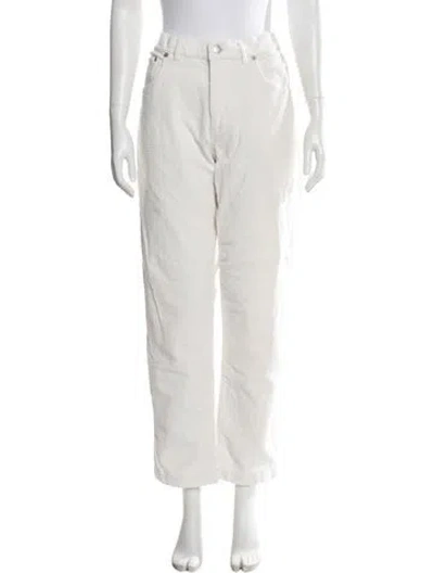Pre-owned Kith Straight Leg Pants In White