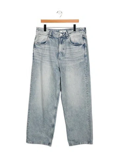 Pre-owned Kith Straight-leg Jeans In Blue