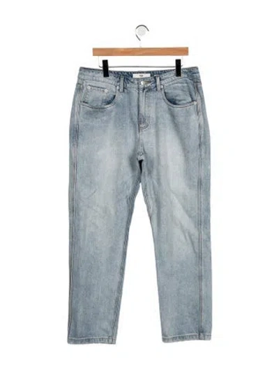Pre-owned Kith Straight-leg Jeans In Blue