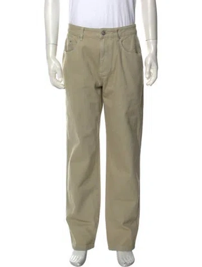 Pre-owned Kith Straight-leg Jeans In Green