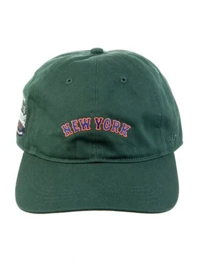 Pre-owned Kith Strap Back Baseball Cap In Green