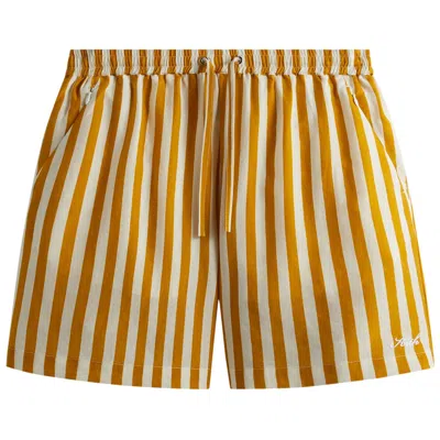 Pre-owned Kith Striped Cedar Short 'flash' | Multi-color | Men's Size S