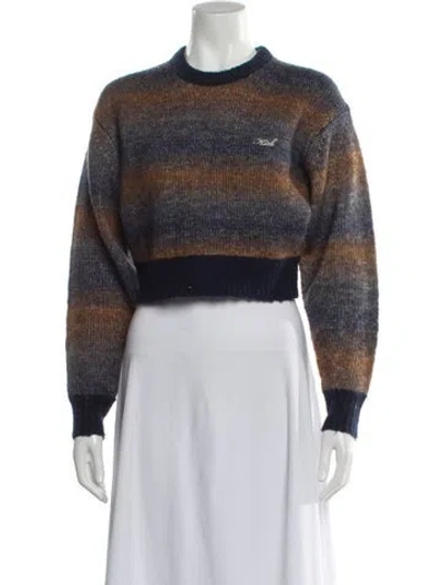 Pre-owned Kith Striped Crew Neck Sweater In Multi
