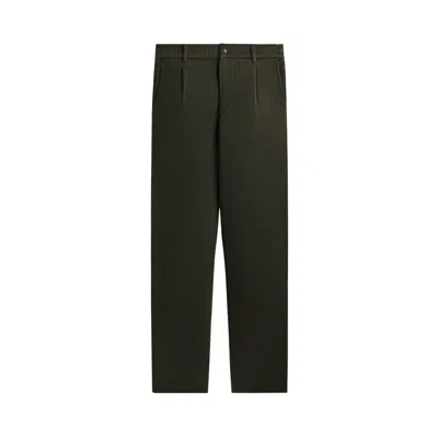 Pre-owned Kith Striped Interlock Garrison Pant 'kalamon' | Green | Men's Size Xl