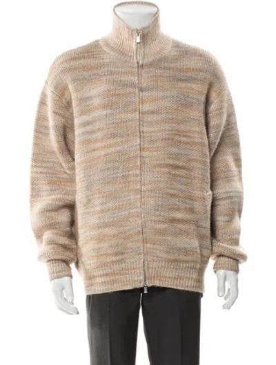 Pre-owned Kith Striped Jacket In Neutral