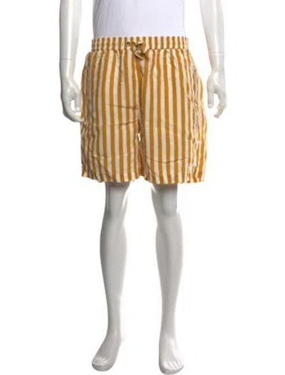 Pre-owned Kith Striped Jogger Shorts In Multi