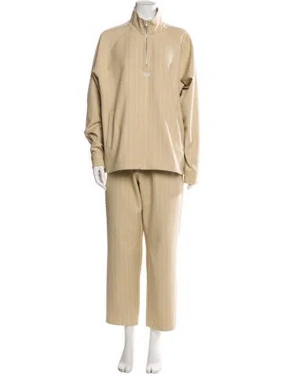 Pre-owned Kith Striped Pant Set In Neutral