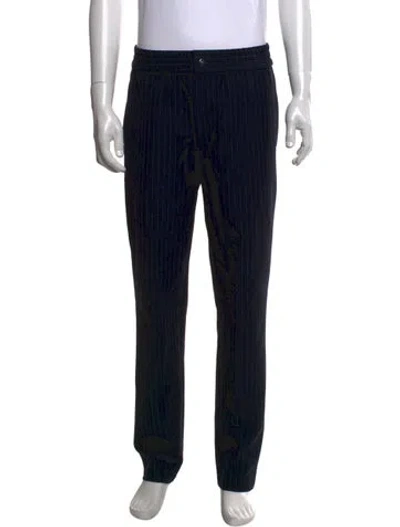 Pre-owned Kith Striped Pants In Black