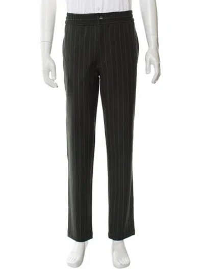 Pre-owned Kith Striped Pants In Green