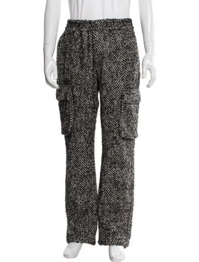 Pre-owned Kith Striped Pants W/ Tags In Black