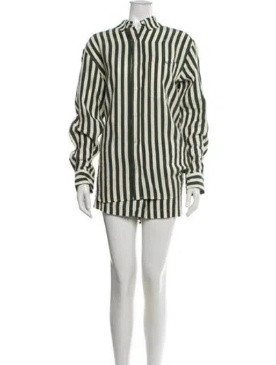 Pre-owned Kith Striped Short Set In Multi