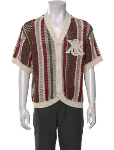 Pre-owned Kith Striped Short Sleeve Shirt In Multi