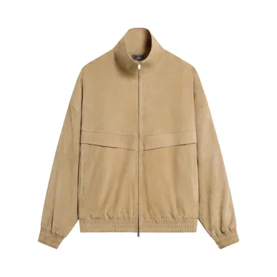 Pre-owned Kith Suede Rhysand Jacket 'butterscotch' | Tan | Men's Size M