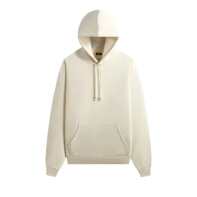 Pre-owned Kith Sueded French Terry Nelson Hoodie 'sandrift' | Cream | Men's Size L In White