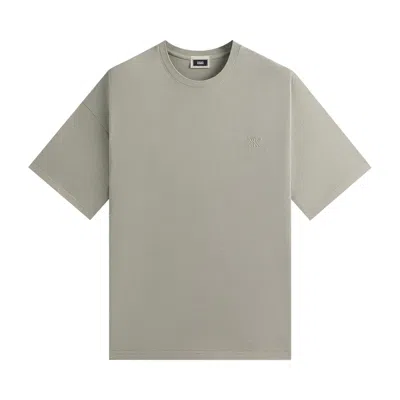 Pre-owned Kith Sueded Jersey Bishop Tee 'culver' | White | Men's Size L