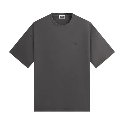 Pre-owned Kith Sueded Jersey Bishop Tee 'hematite' | Black | Men's Size S