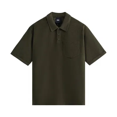Pre-owned Kith Summer Cord Madoc Polo 'cypress' | Green | Men's Size M