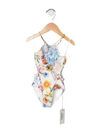 Pre-owned Kith Babies' Swimsuit W/tags In Neutrals