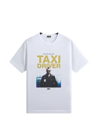 Kith Taxi Driver Dvd Cover Printed T-shirt In White