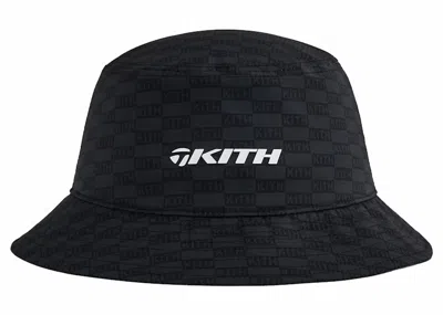 Pre-owned Kith Taylormade Bucket Hat In Black