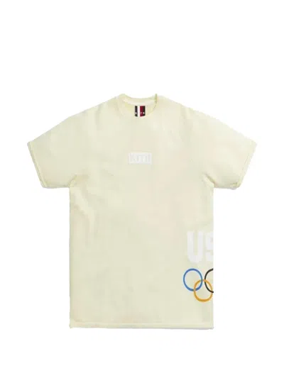 Kith Team Usa 5 Rings Howard Crew-neck T-shirt In Neutral