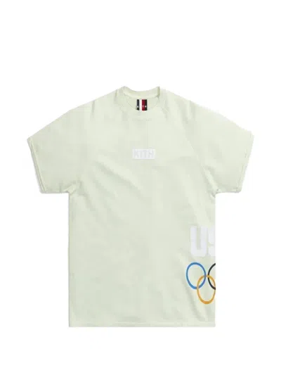 Kith Team Usa 5 Rings Howard Crew-neck T-shirt In Neutral