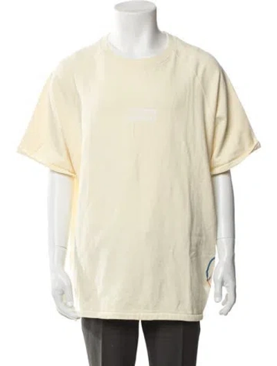Pre-owned Kith Team Usa 5 Rings 'howard' Graphic Print T-shirt In Yellow