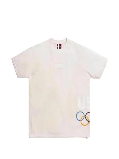 Kith Team Usa 5 Rings Howard T-shirt In White