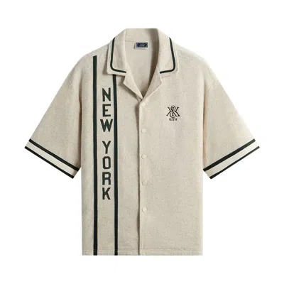Pre-owned Kith Terry Kensley Shirt 'canvas' | Cream | Men's Size Xl In White