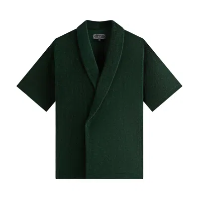 Pre-owned Kith Terry Thompson Crossover Shirt 'stadium' | Green | Men's Size Xl