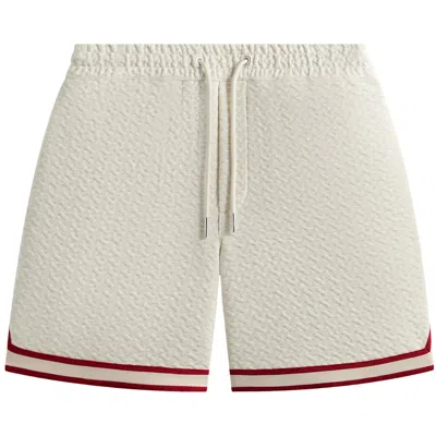 Pre-owned Kith Tessellation Interlock Curtis Short 'light Heather Grey' | Men's Size S In Gray