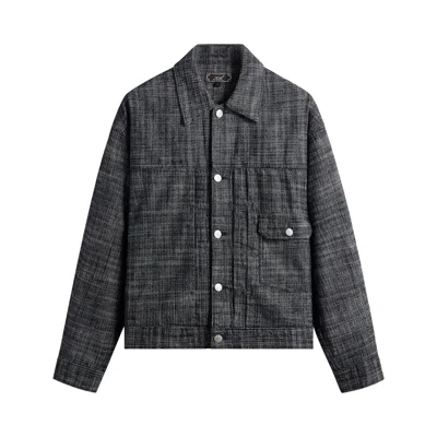Pre-owned Kith Textured Indigo Alonzo Jacket 'dark Indigo' | Blue | Men's Size Xxl