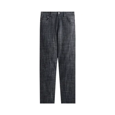 Pre-owned Kith Textured Indigo Webster Chill 'dark Indigo' | Blue | Men's Size 36