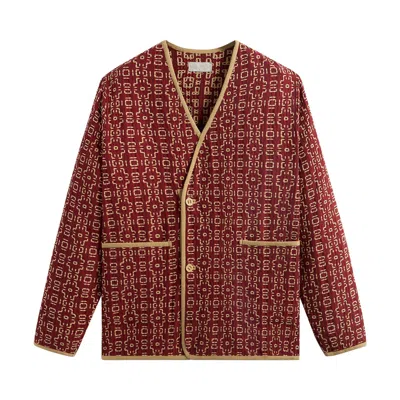 Pre-owned Kith Textured Stitch Reid Gi 'bitters' In Red