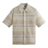 Kith Thompson Crochet Buttondown 'veil' In Neutral